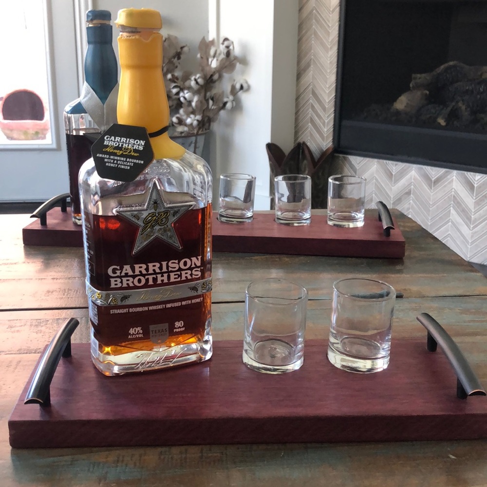 Bourbon tasting board.
